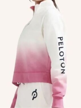 Peloton 1/4 Zip Ombré Sweatshirt XL